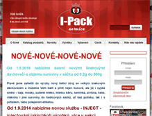Tablet Screenshot of ipack.cz